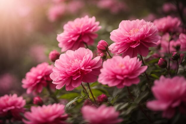 Photo spring pink blooms a soft touch