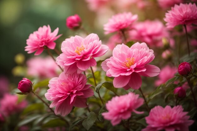 Photo spring pink blooms a soft touch