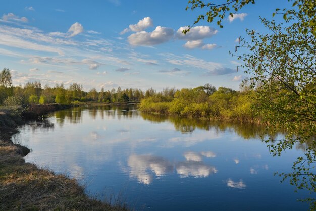 Spring river in the national Park Meshersky Ryazan region