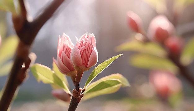 春のサキュラの花