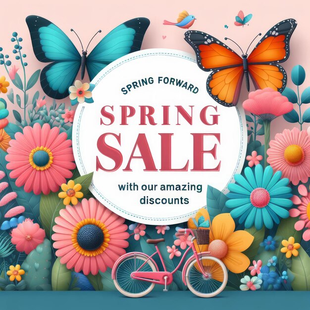 Spring Sale Promotion Banner Template 7