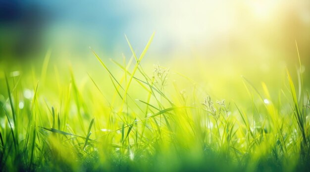 Spring and summer background and sun flare