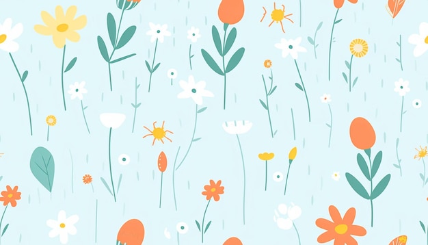 Photo spring vector illustration