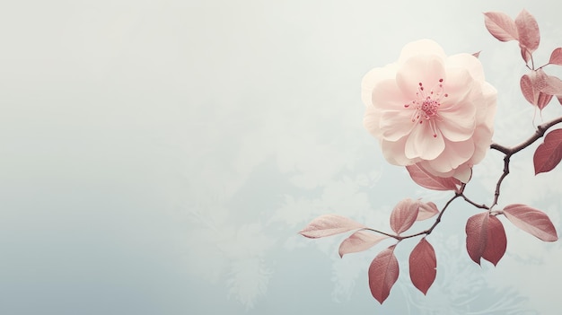 Spring vintage flower background artful