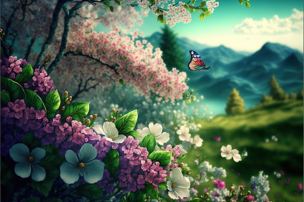 Spring wallpaper landscape