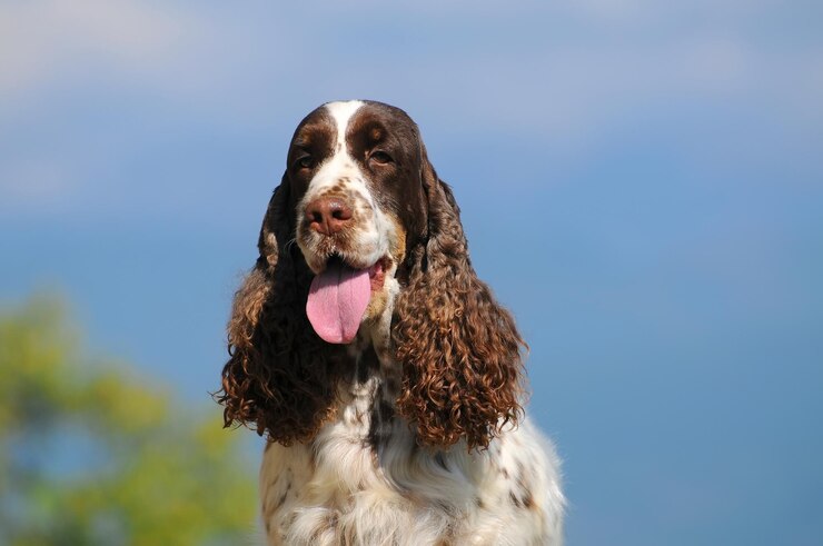 Photo springer spaniel dog