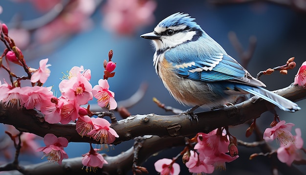 Springtime Bluetit