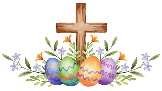 springtime easter scene