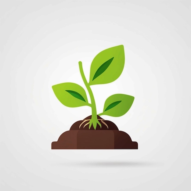 sprout vector 3d illustration