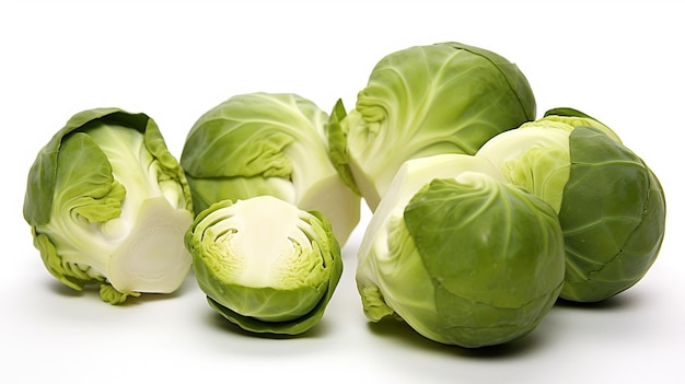 Sprouts Brussel Stockfoto Sprout Cut Out Generatieve AI