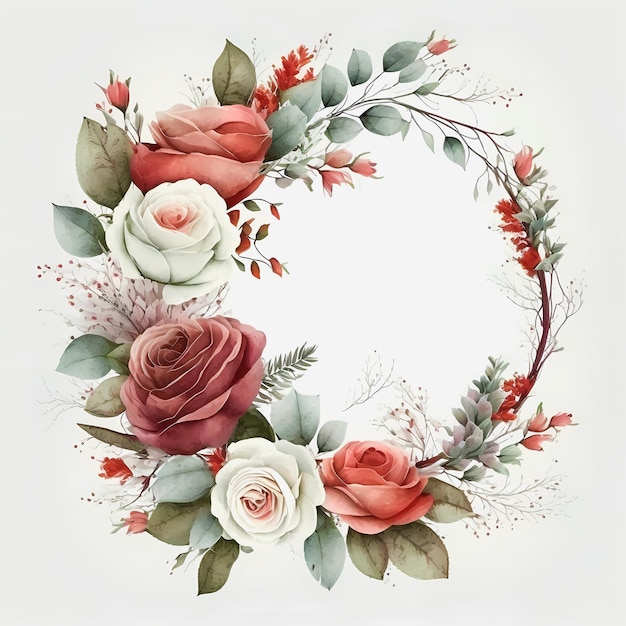 Spruce up Your Card Designs with Stunning Flower Wreaths A Guide to Creating Beautiful Floral