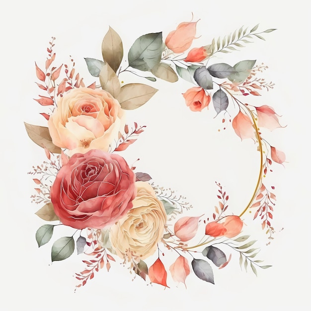 Spruce up Your Card Designs with Stunning Flower Wreaths A Guide to Creating Beautiful Floral