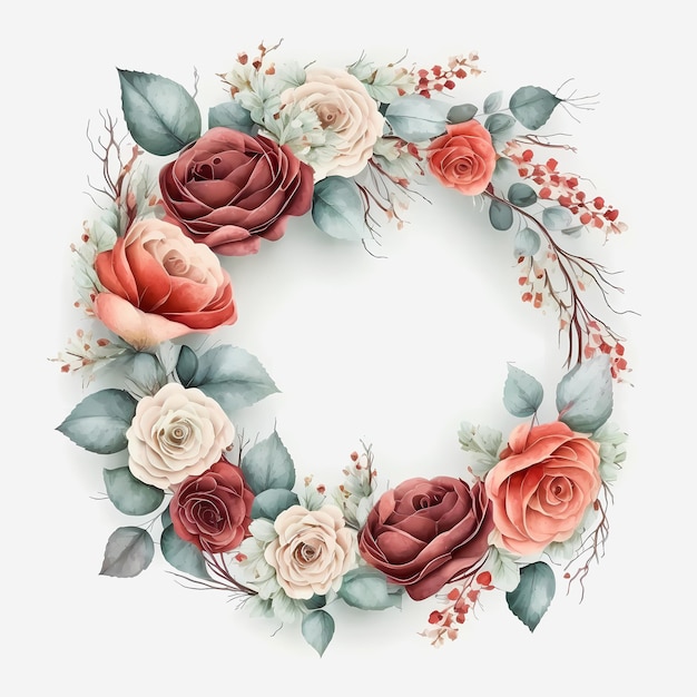 Spruce up Your Card Designs with Stunning Flower Wreaths A Guide to Creating Beautiful Floral