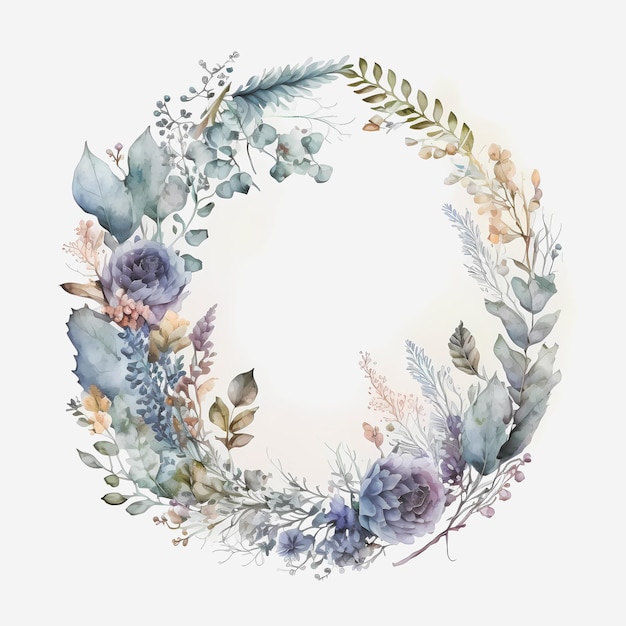 Spruce up Your Card Designs with Stunning Flower Wreaths A Guide to Creating Beautiful Floral