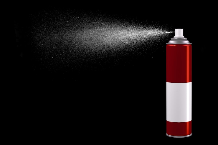 Foto spuitbus met insecticide