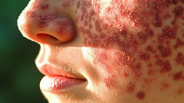 Плоскоклеточная карцинома — это рак кожи, вызванный воздействием солнечных лучей. Используя генеративный искусственный интеллект, опасные клетки помещаются в эпидермис, не проникая в него.