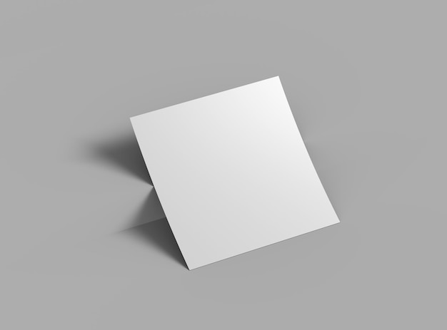 square 826x826inc flyer render to present your design