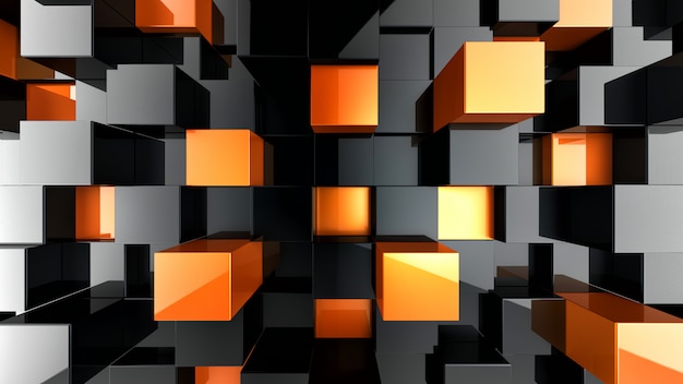 Square abstract background