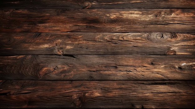 床や板の木の粒を持つ正方形の背景 ジェネレーティブAi