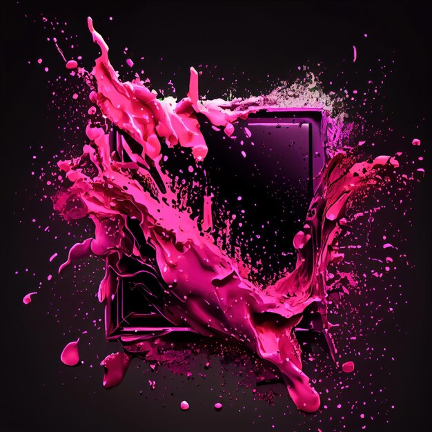 Pink Paint Splatter Images - Free Download on Freepik