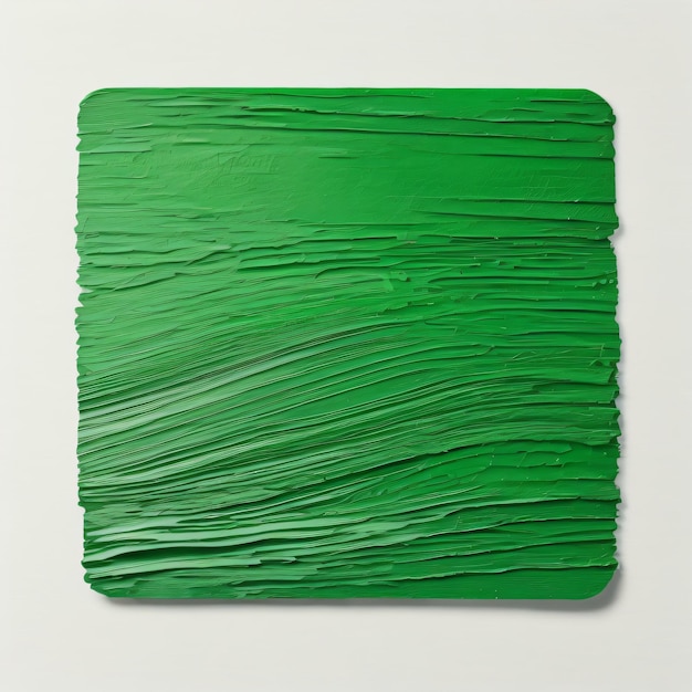 Photo a square of green paper that has the word 