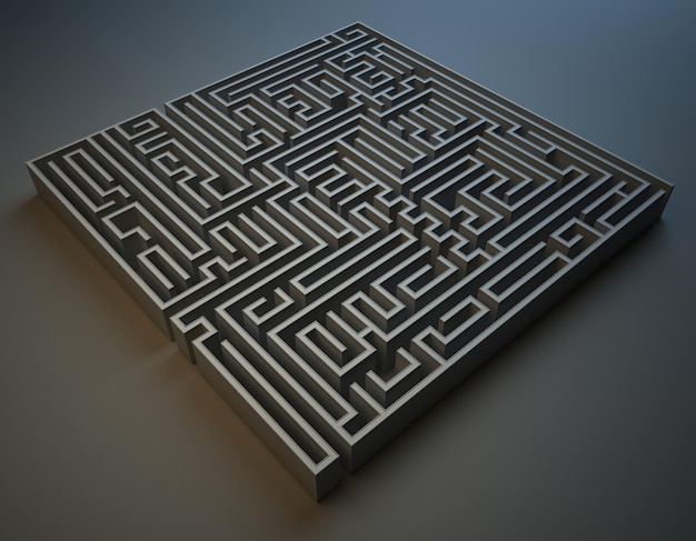 Square maze