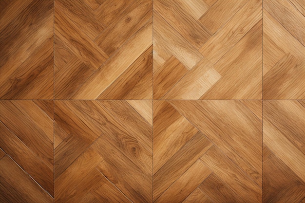 Foto parquet a disegno quadrato all'interno vista dall'alto