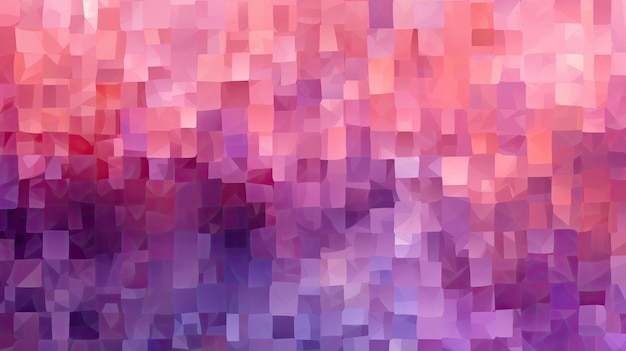 紫とピンクの色合いの正方形のパターン