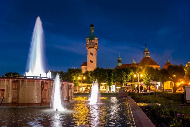 Photo square and promenade architcture landmark in sopot