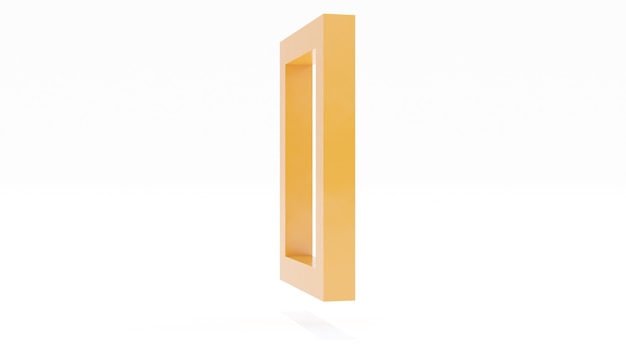 square rotating in center in white background