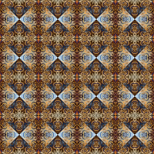 Square seamless abstract pattern texture Woven pattern of rhombuses and triangles