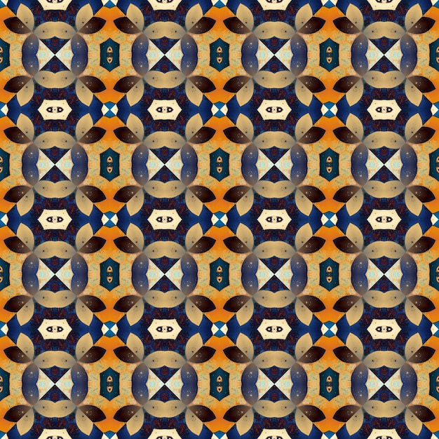 Square seamless abstract pattern texture Woven pattern of rhombuses and triangles