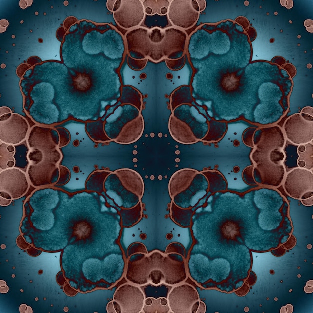 Square seamless pattern Beautiful abstract pattern Art kaleidoscope prints and fabric