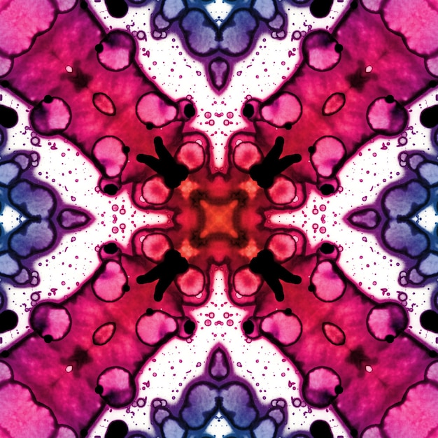 Square seamless pattern Beautiful abstract pattern Art kaleidoscope prints and fabric