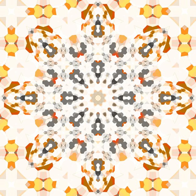 Photo square seamless patterns kaleidoscope pattern is symmetrical