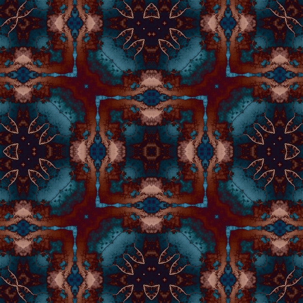 Square seamless patterns Woven wonderful digital patterns Modern fashion Kaleidoscope