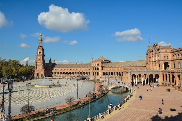 Square of Spain in Seville