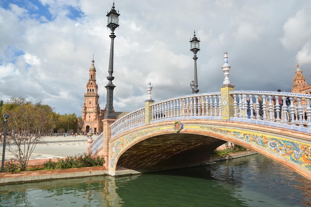 Square of Spain in Seville