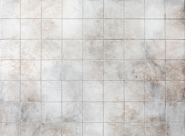 Square tiled seamless pattern white ceramic tile texture background