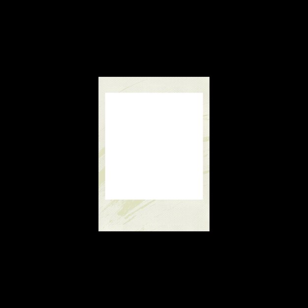 A square white square is shown on a black background.