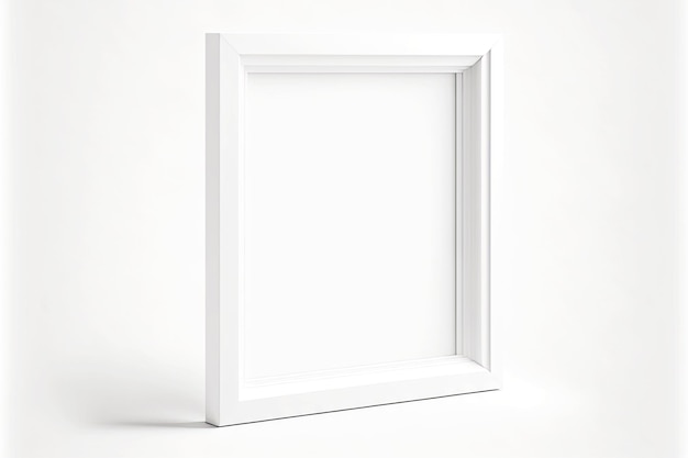Квадратный макет рамки кадра, изолированные на белом фоне