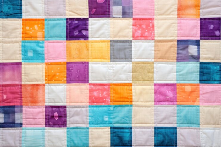 Photo squares baby quilt pattern patchwork furniture bed