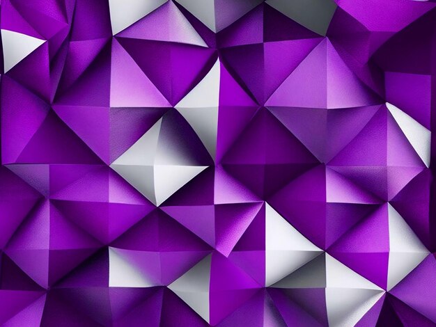 紫色のトーンの正方形と三角形のパターンを無料でダウンロード