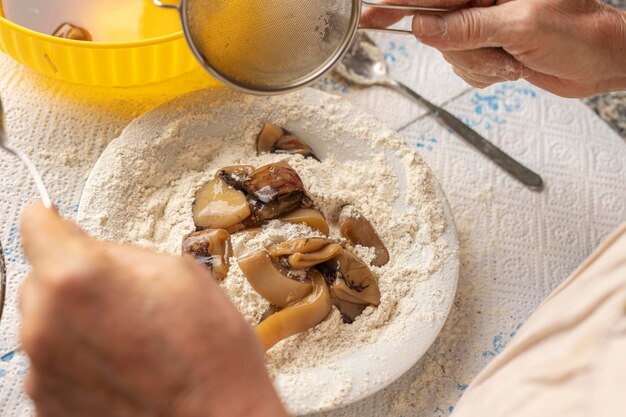 Squid breading for frying