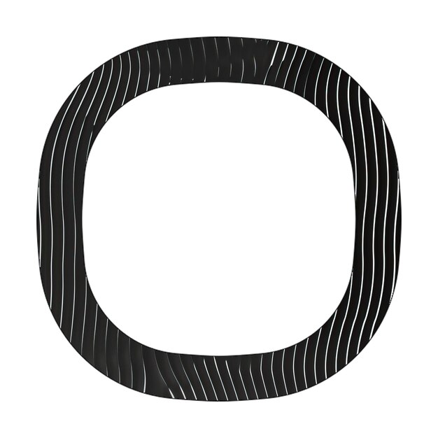 squircle icon black white lines texture