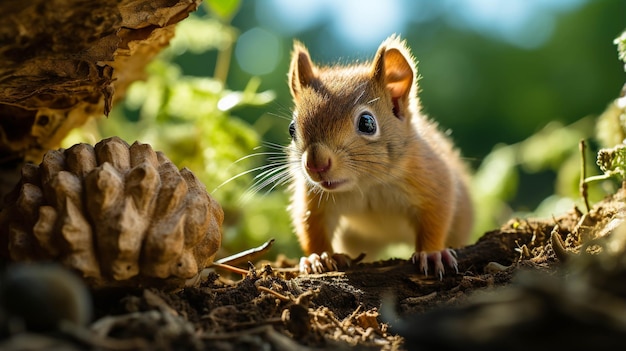 squirel HD wallpaper photographic image