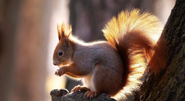 Photo squirrel animal nature rodent