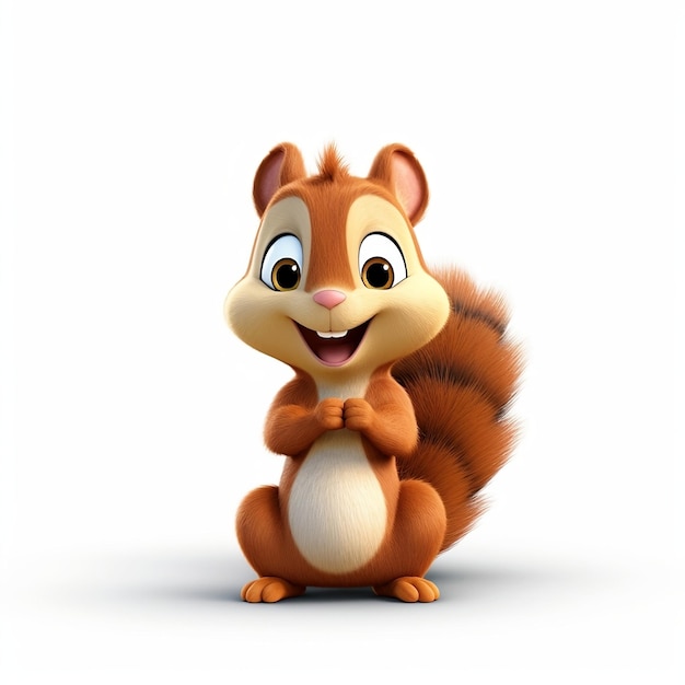 Squirrel cartoon character