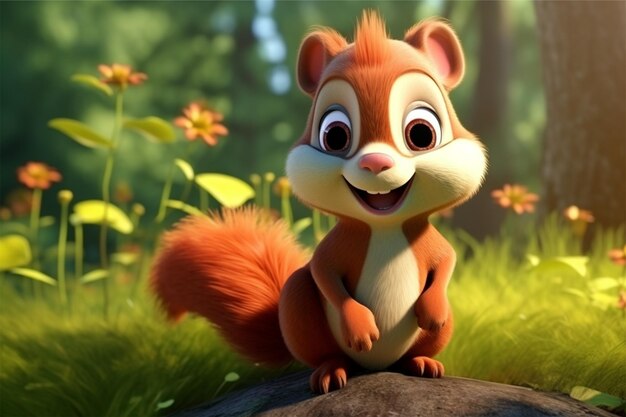 squirrel character charming