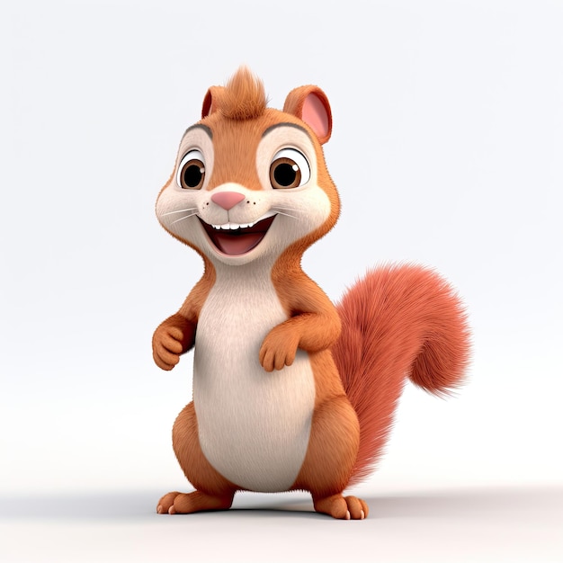 Squirrel cute character